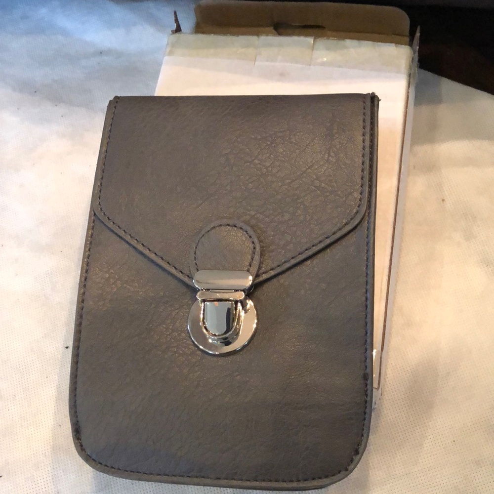Moved - Touch screen faux leather functional purse in box